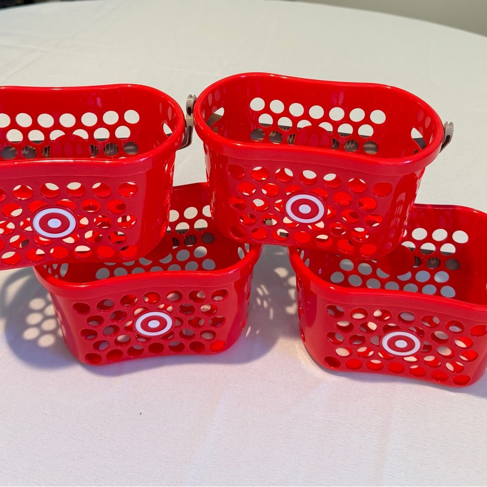 4 NEW Viral Target Mini Shopping Baskets